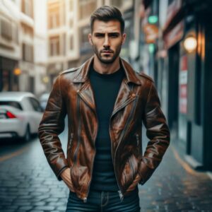 Calf Leather Skin Jacket
