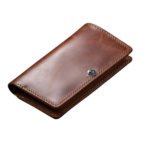 Men's Leather Long Bifold Rodeo Leather Wallet