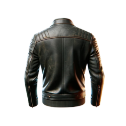 Armageddon Men’s Black Leather Biker Jacket