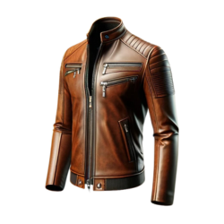 Casual Biker Zipper Jackets Male New Men’s Leather Jacket