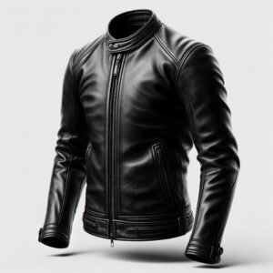 Men’s Biker Vintage Motorcycle Black Eagle Racer Leather Jacket
