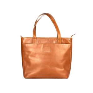 Brown Kaia Mini Shopper Tote Shoulder Bag For Women